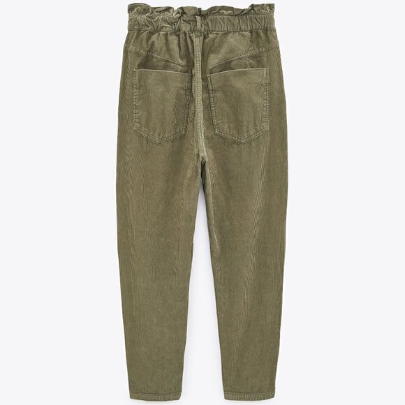 Zara corduroy baggy pants size 6 - Picture 6 of 8